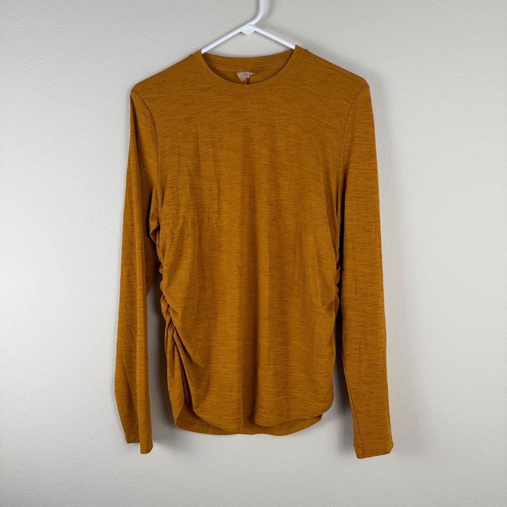 Calia By Carrie Underwood Womens Golden Warmth Crew Neck Long‎ Sleeve Top Large - Picture 2 of 6